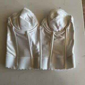 Vintage White Bustier / Corset